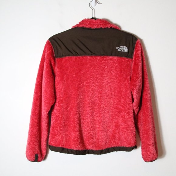 The North Face Womens XS Pink Brown Denali Fleece Polartec Zip Up Soft Jacket - Picture 7 of 8